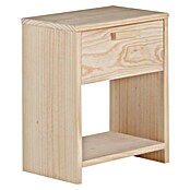 Astigarraga Vita Mesita de noche (L x An x Al: 25 x 40 x 50 cm, Natural, Número de cajones: 1 ud.) | BAUHAUS