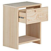 Astigarraga Vita Mesita de noche (L x An x Al: 25 x 40 x 50 cm, Natural, Número de cajones: 1 ud.) | BAUHAUS
