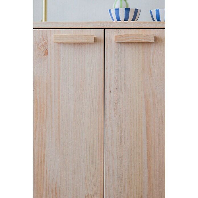 Astigarraga Vita Aparador (L x An x Al: 36 x 65 x 96 cm, Natural, Número de puertas: 2 ud.) | BAUHAUS