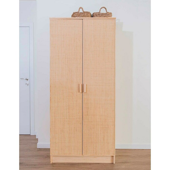 Astigarraga Aura Conjunto de muebles (5 pzs., Madera maciza y rafia, Natural) | BAUHAUS