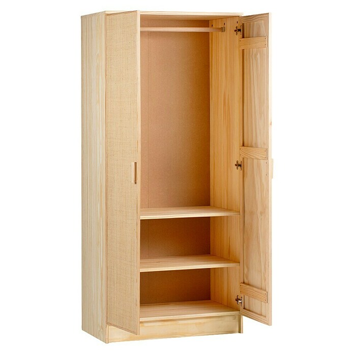 Astigarraga Aura Conjunto de muebles (5 pzs., Madera maciza y rafia, Natural) | BAUHAUS