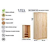 Astigarraga Vita Conjunto de muebles (Natural, 2 pzs.) | BAUHAUS