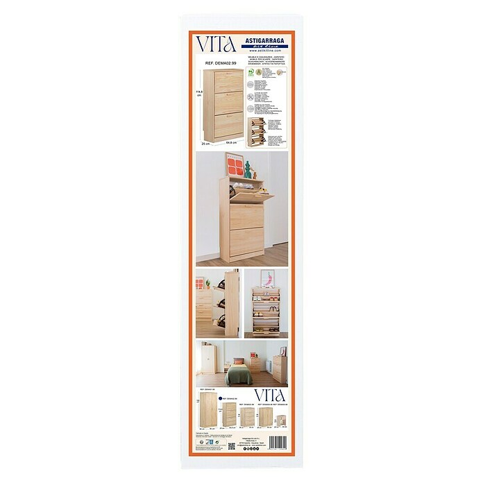 Astigarraga Vita Conjunto de muebles (Natural, 2 pzs.) | BAUHAUS