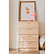 Astigarraga Vita Cómoda (L x An x Al: 36 x 65 x 96 cm, Natural, Número de cajones: 4 ud.) | BAUHAUS