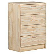 Astigarraga Vita Cómoda (L x An x Al: 36 x 65 x 96 cm, Natural, Número de cajones: 4 ud.) | BAUHAUS