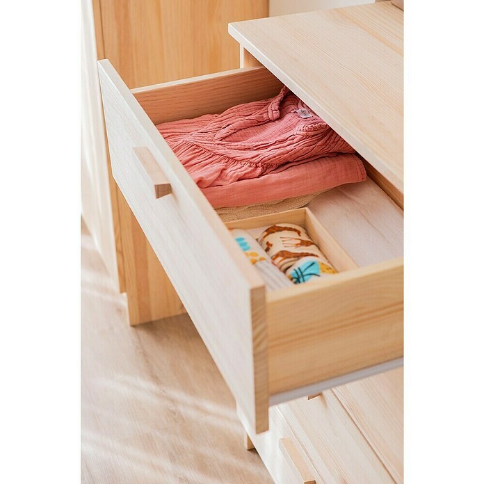 Astigarraga Vita Cómoda (L x An x Al: 36 x 65 x 96 cm, Natural, Número de cajones: 4 ud.) | BAUHAUS