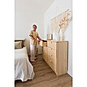 Astigarraga Aura Conjunto de muebles (5 pzs., Madera maciza y rafia, Natural) | BAUHAUS