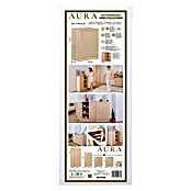 Astigarraga Aura Conjunto de muebles (4 pzs., Madera maciza y rafia, Natural) | BAUHAUS