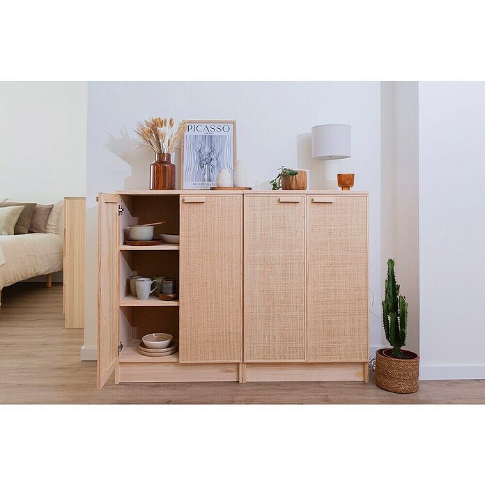Astigarraga Aura Aparador (L x An x Al: 36 x 65 x 96 cm, Natural, Número de puertas: 2 ud.) | BAUHAUS