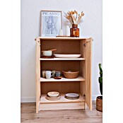 Astigarraga Aura Conjunto de muebles (4 pzs., Madera maciza y rafia, Natural) | BAUHAUS