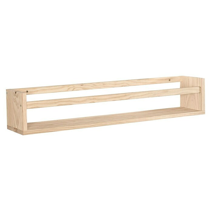 Astigarraga Especiero (L x An x Al: 15 x 80 x 15 cm, Madera de pino, Natural) | BAUHAUS