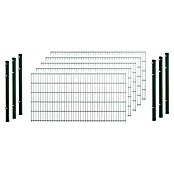 Peddy Shield Zaunset DSM (10 x 0,83 m, Grün, 11-tlg.)