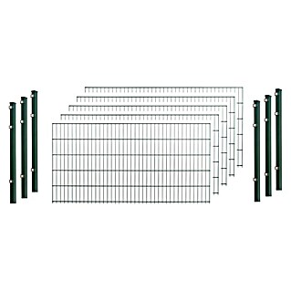 Peddy Shield Zaun-Set DSM (10 x 0,83 m, Grün, 11 -tlg.)