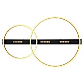 Globo LED-Deckenleuchte Luffy (54 W, L x B x H: 930 x 585 x 102 mm, Schwarz/Gold, Matt, Warmweiß) | BAUHAUS