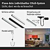 Paulmann URail LED-Pendelleuchte Tyros (5,5 W, Ø x H: 10 x 10,3 cm, RGBW, Signalweiß) | BAUHAUS