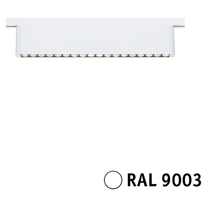 Paulmann URail Lámpara fluorescente LED Zelos (L x An x Al: 2,3 x 37,2 x 7,4 cm, Color de luz: Blanco neutro, Blanco) | BAUHAUS