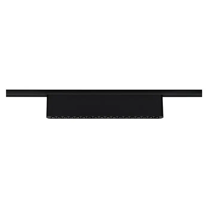 Paulmann URail LED-Lichtleiste Zelos - L x B x H: 2,3 x 37,2 x 7,4 cm, Lichtfarbe: Warmweiß, Schwarz matt - Eine schwarze Power Strip mit Mehrfachsteckdosen, ideal für den Einsatz im Büro oder zu Hause zur Stromversorgung mehrerer Geräte gleichzeitig.