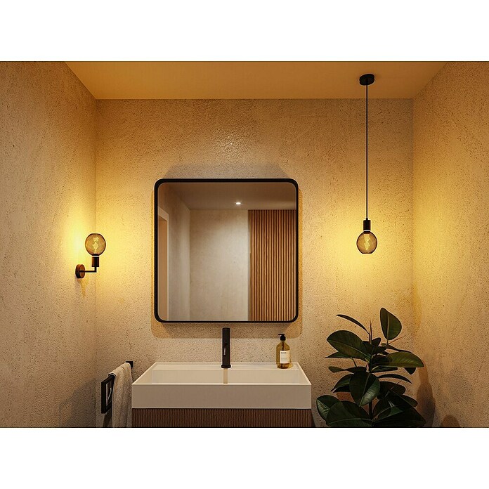 Paulmann Lámpara colgante WD Ravi (60 W, Ø x L: 8 x 150 cm, Negro, E27) | BAUHAUS
