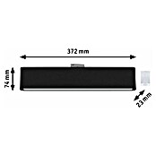 Paulmann URail Lámpara fluorescente LED Ceris (L x An x Al: 2,3 x 37,2 x 7,4 cm, Color de luz: Blanco cálido, Negro mate, 3.000 K) | BAUHAUS
