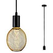 Paulmann Lámpara colgante WD Ravi (60 W, Ø x L: 8 x 150 cm, Negro, E27) | BAUHAUS