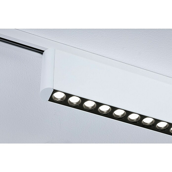 Paulmann URail Lámpara fluorescente LED Zelos (L x An x Al: 2,3 x 37,2 x 7,4 cm, Color de luz: Blanco neutro, Blanco) | BAUHAUS