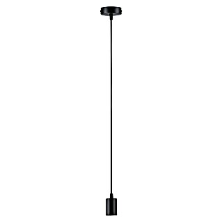 Paulmann Lámpara colgante WD Ravi (60 W, Ø x L: 8 x 150 cm, Negro, E27)