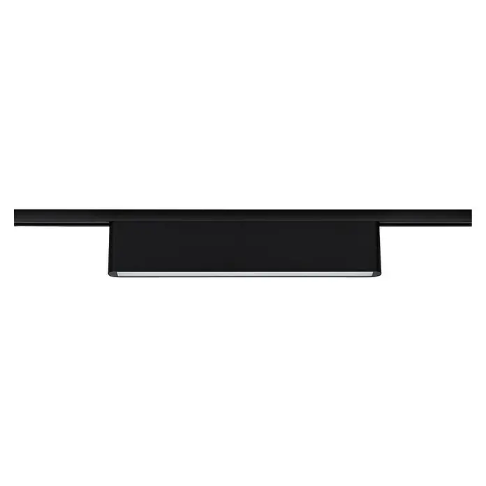 Paulmann URail LED-Lichtleiste Ceris - L x B x H: 2,3 x 37,2 x 7,4 cm, Lichtfarbe: Neutralweiß, Schwarz matt, 4.000 K - Schwarze Rollo-Vorrichtung mit silbernen Akzenten. Praktische Fensterdekoration für moderne Wohnräume, bietet guten Lichtschutz.