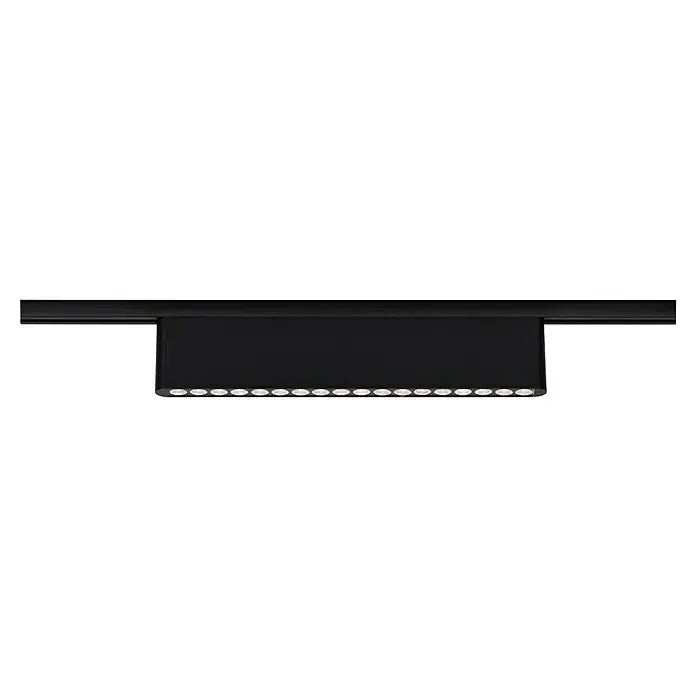 Paulmann URail LED-Lichtleiste Zelos - L x B x H: 2,3 x 37,2 x 7,4 cm, Lichtfarbe: Neutralweiß, Schwarz matt - Schwarze LED-Wandleuchte mit minimalistischem Design, die modernes Licht und Eleganz in jeden Raum bringt. Ideal für stilvolle Akzentbeleuchtung.