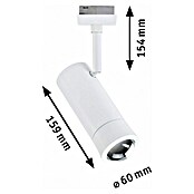 Paulmann URail Foco LED para riel ZB Spot Tarie RGBW (5,5 W, 6 x 16,05 cm, Blanco Señales) | BAUHAUS