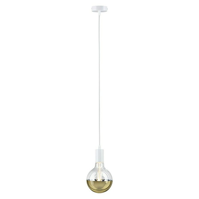 Paulmann Lámpara colgante WD Ravi (60 W, Ø x L: 8 x 150 cm, Blanco, E27) | BAUHAUS