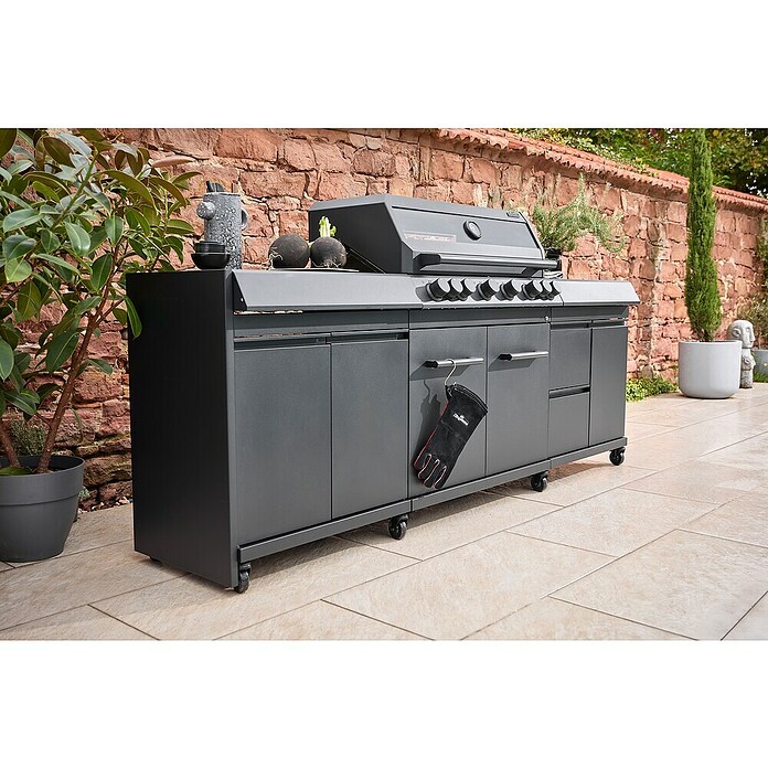 Kingstone Set predalov Cliff Big Basic  (Jeklo) | 8336 - Grillküchen | ICGA - Grillgeräte | ICG - Grillgeräte / Grillzubehör | IC - Freizeit im Garten | I - Stadtgarten | BAUHAUS