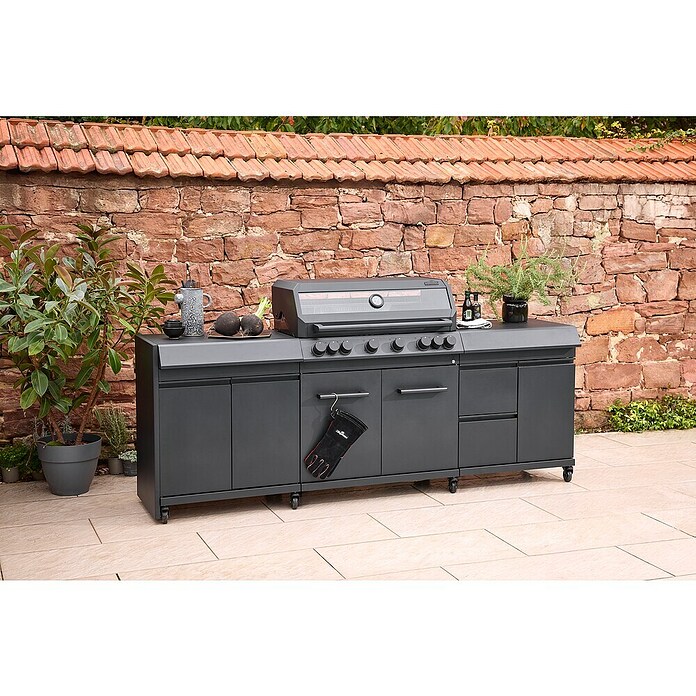 Kingstone Set predalov Cliff Big Basic  (Jeklo) | 8336 - Grillküchen | ICGA - Grillgeräte | ICG - Grillgeräte / Grillzubehör | IC - Freizeit im Garten | I - Stadtgarten | BAUHAUS