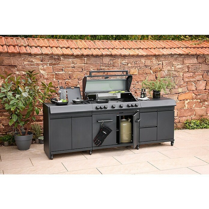 Kingstone Set predalov Cliff Big Basic  (Jeklo) | 8336 - Grillküchen | ICGA - Grillgeräte | ICG - Grillgeräte / Grillzubehör | IC - Freizeit im Garten | I - Stadtgarten | BAUHAUS