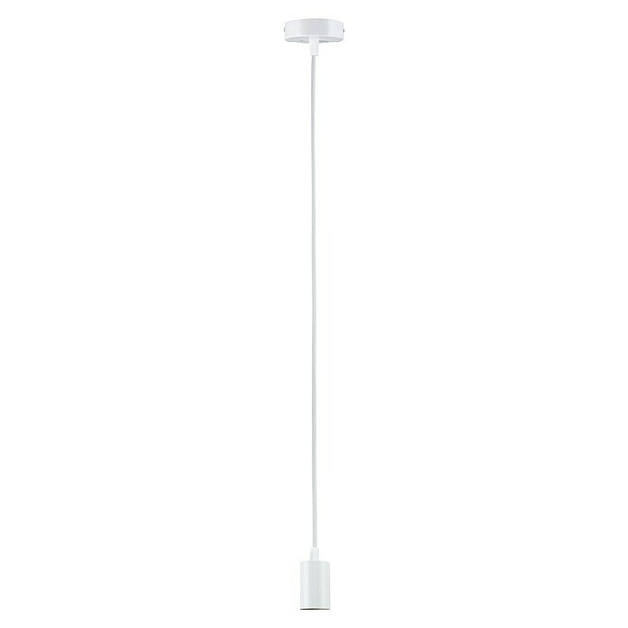 Paulmann Lámpara colgante WD Ravi (60 W, Ø x L: 8 x 150 cm, Blanco, E27) | BAUHAUS