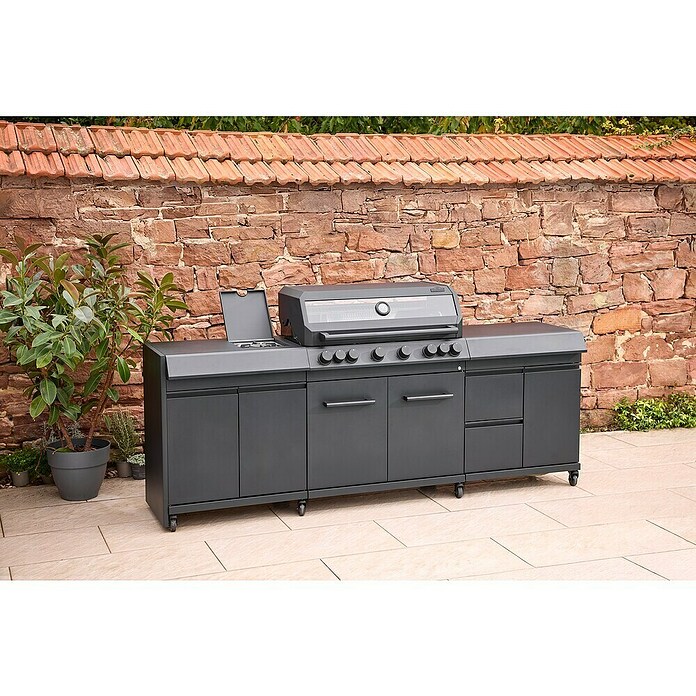 Kingstone Set predalov Cliff Big Basic  (Jeklo) | 8336 - Grillküchen | ICGA - Grillgeräte | ICG - Grillgeräte / Grillzubehör | IC - Freizeit im Garten | I - Stadtgarten | BAUHAUS