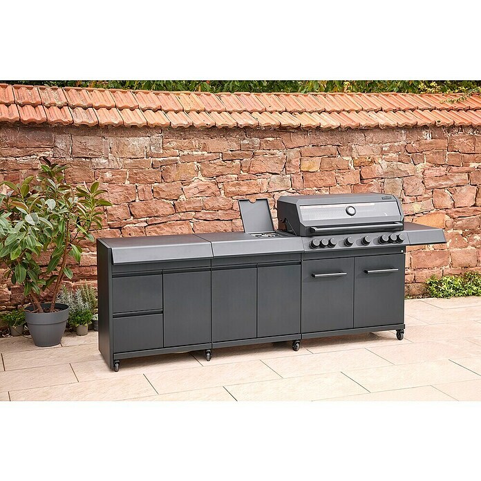 Kingstone Set predalov Cliff Big Basic  (Jeklo) | 8336 - Grillküchen | ICGA - Grillgeräte | ICG - Grillgeräte / Grillzubehör | IC - Freizeit im Garten | I - Stadtgarten | BAUHAUS