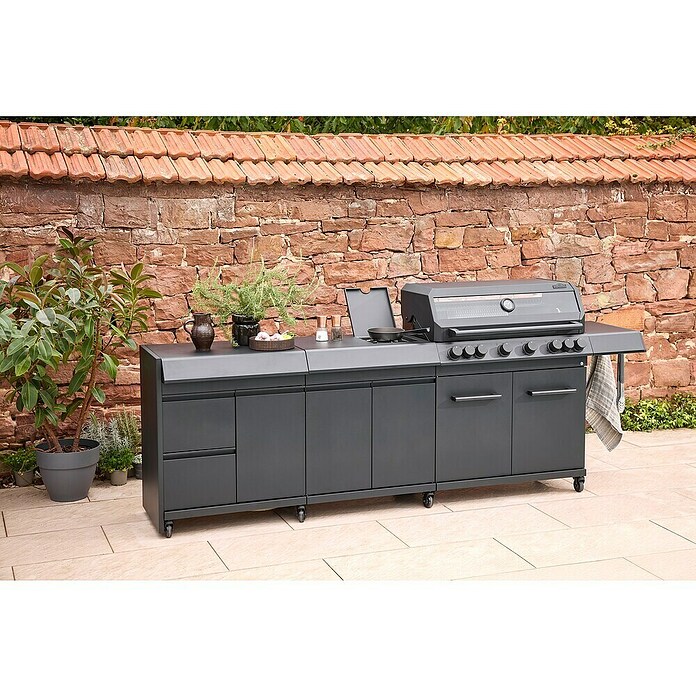 Kingstone Set predalov Cliff Big Basic  (Jeklo) | 8336 - Grillküchen | ICGA - Grillgeräte | ICG - Grillgeräte / Grillzubehör | IC - Freizeit im Garten | I - Stadtgarten | BAUHAUS