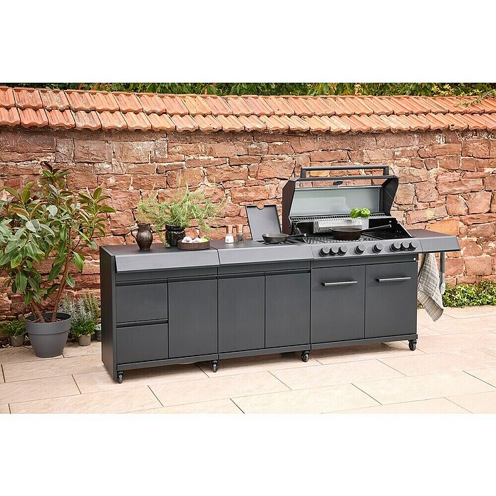 Kingstone Set predalov Cliff Big Basic  (Jeklo) | 8336 - Grillküchen | ICGA - Grillgeräte | ICG - Grillgeräte / Grillzubehör | IC - Freizeit im Garten | I - Stadtgarten | BAUHAUS