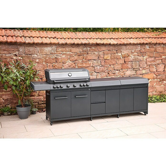 Kingstone Set predalov Cliff Big Basic  (Jeklo) | 8336 - Grillküchen | ICGA - Grillgeräte | ICG - Grillgeräte / Grillzubehör | IC - Freizeit im Garten | I - Stadtgarten | BAUHAUS
