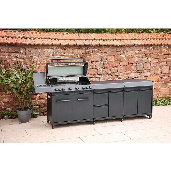 Kingstone Set predalov Cliff Big Basic  (Jeklo) | 8336 - Grillküchen | ICGA - Grillgeräte | ICG - Grillgeräte / Grillzubehör | IC - Freizeit im Garten | I - Stadtgarten | BAUHAUS
