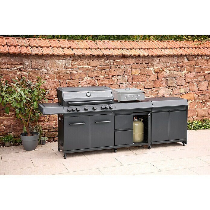 Kingstone Set predalov Cliff Big Basic  (Jeklo) | 8336 - Grillküchen | ICGA - Grillgeräte | ICG - Grillgeräte / Grillzubehör | IC - Freizeit im Garten | I - Stadtgarten | BAUHAUS
