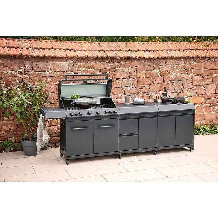 Kingstone Set predalov Cliff Big Basic  (Jeklo) | 8336 - Grillküchen | ICGA - Grillgeräte | ICG - Grillgeräte / Grillzubehör | IC - Freizeit im Garten | I - Stadtgarten | BAUHAUS