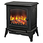 Fulmo Chimenea eléctrica Genova (2.000 W, Negro, 23 x 46 x 36,5 cm) | BAUHAUS