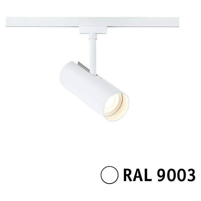 Paulmann URail LED-Spot Theron (13 W, Signalweiß, Warmweiß, 6,2 x 20 cm, 3 000 K) | BAUHAUS