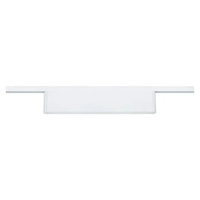 Paulmann URail LED-Lichtleiste Ceris - L x B x H: 2,3 x 37,2 x 7,4 cm, Lichtfarbe: Warmweiß, Signalweiß, 3.000 K - Nahaufnahme einer Dunstabzugshaube in Weiß, die ein modernes und sauberes Design für jede Küche bietet.\n