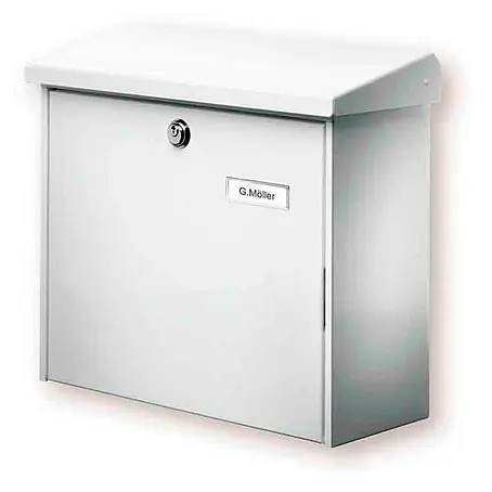 Proregal  Wandbriefkasten Comfort aus verzinkem Edelstahl