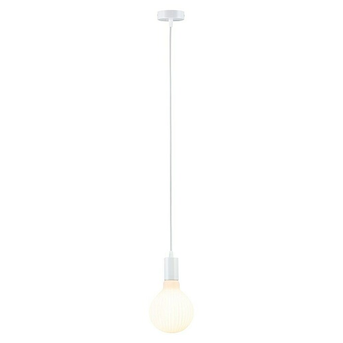 Paulmann Lámpara colgante WD Ravi (60 W, Ø x L: 8 x 150 cm, Blanco, E27) | BAUHAUS