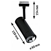Paulmann URail Foco LED para riel ZB Spot Tarie RGBW (5,5 W, 6 x 16,05 cm, Negro) | BAUHAUS