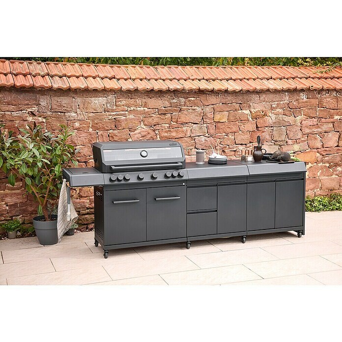 Kingstone Set predalov Cliff Big Basic  (Jeklo) | 8336 - Grillküchen | ICGA - Grillgeräte | ICG - Grillgeräte / Grillzubehör | IC - Freizeit im Garten | I - Stadtgarten | BAUHAUS