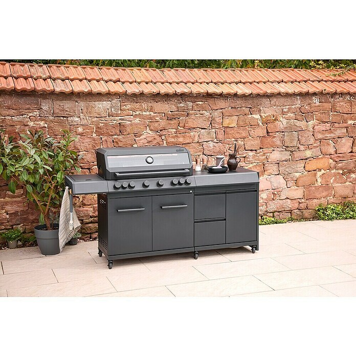 Kingstone Set predalov Cliff Big Basic  (Jeklo) | 8336 - Grillküchen | ICGA - Grillgeräte | ICG - Grillgeräte / Grillzubehör | IC - Freizeit im Garten | I - Stadtgarten | BAUHAUS